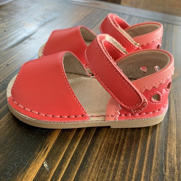 Toddler Girls Livie & Luca Pink Velcro Sandals Sz 5 - Picture 3 of 6